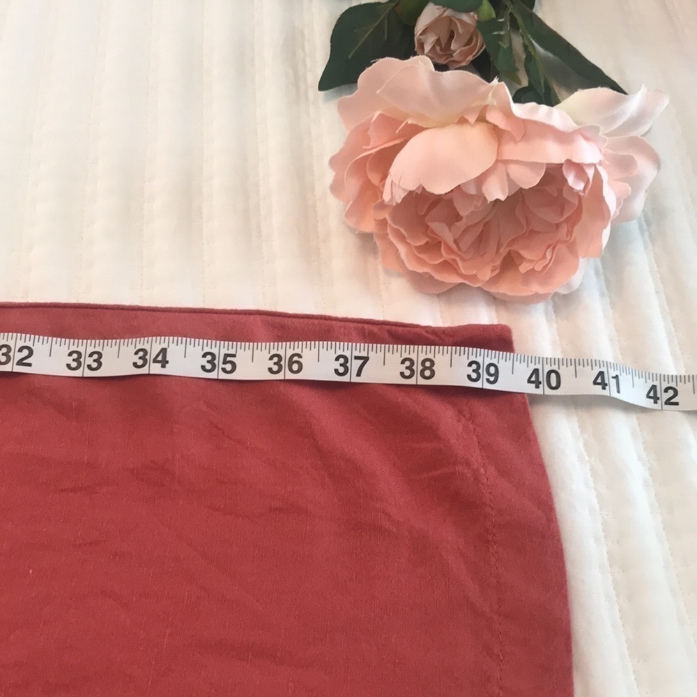 Philosophy Wide Leg Linen Pull Up Pants Size Small - Picture 12 of 13